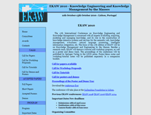 Tablet Screenshot of ekaw2010.inesc-id.pt